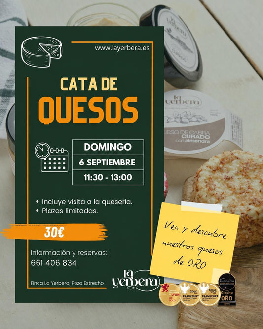 1 - CATA DE QUESOS - 6 DE SEPTIEMBRE 2026